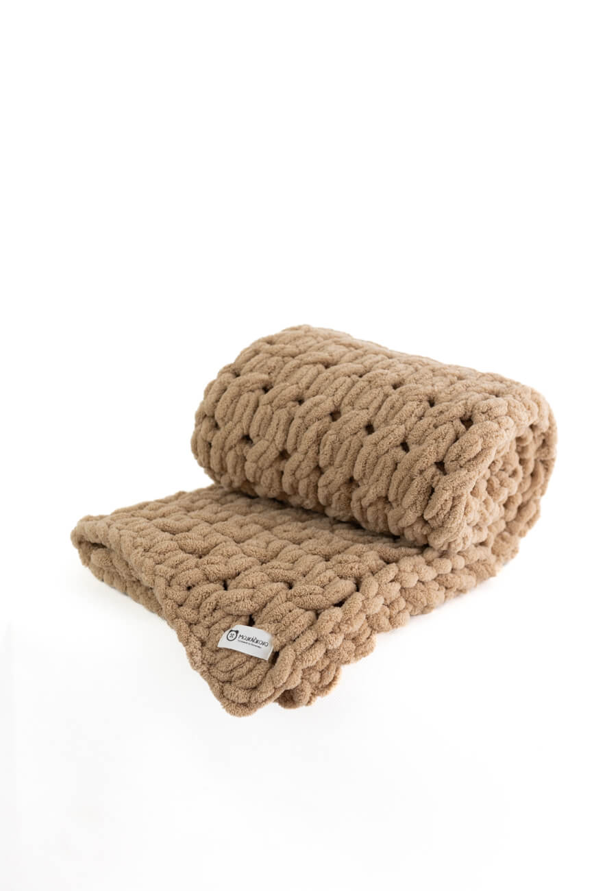 Puffy deka svetlo hnedá - 262